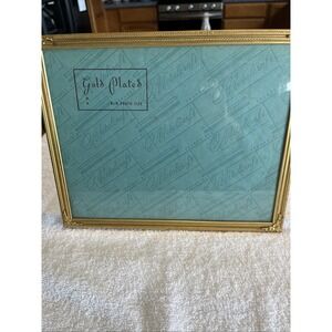 Gold Filigree Ornate Picture Frame With Easel Back mid Century Vintage Classic